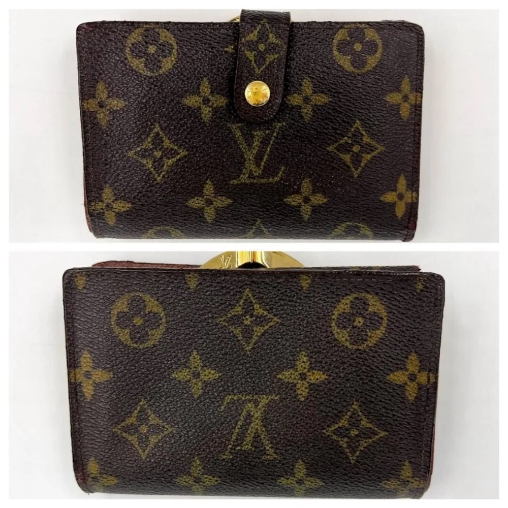 💯AUTHENTIC LOUIS VUITTON Monogram Porte Monnaie Billets Viennois Bifold Wallet - Picture 4 of 10